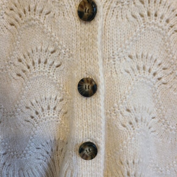 Ecru knit cardigan - NWT - Picture 3 of 5